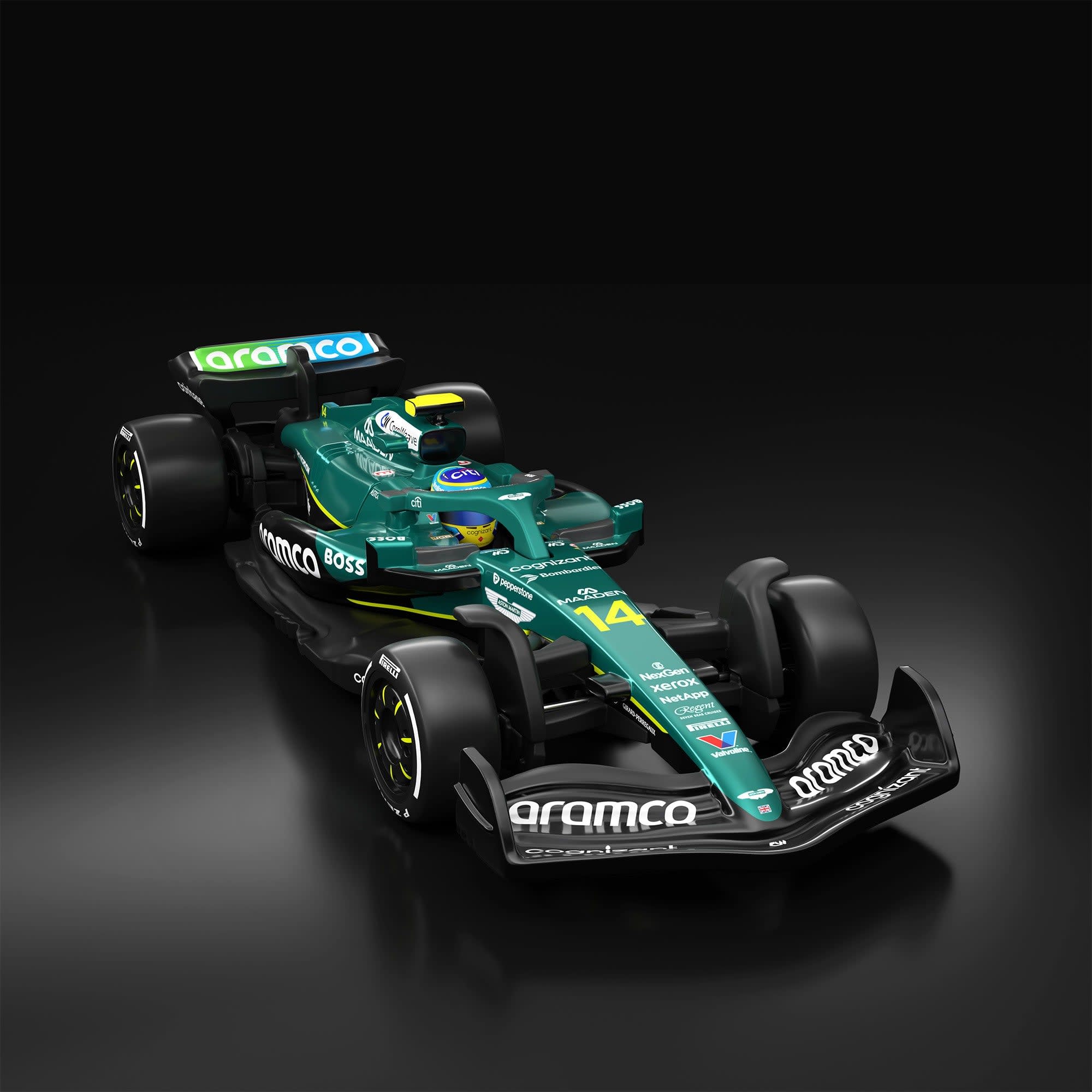 Fernando Alonso-14 Bburago 1:43 Aston Martin AMR25 – Fernando Alonso #14 - Image 1