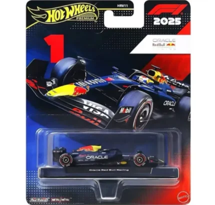 Hot Wheels Premium Collectible Oracle Red Bull Racing F1® Team Car- Max Verstappen - RB21 2025