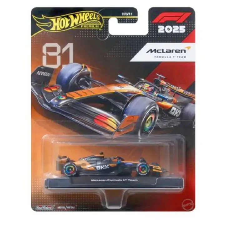 up_81 Hot Wheels Premium Collectible Mclaren Racing F1® Team Car- Oscar Piastri - MCL39 2025 - Image 1